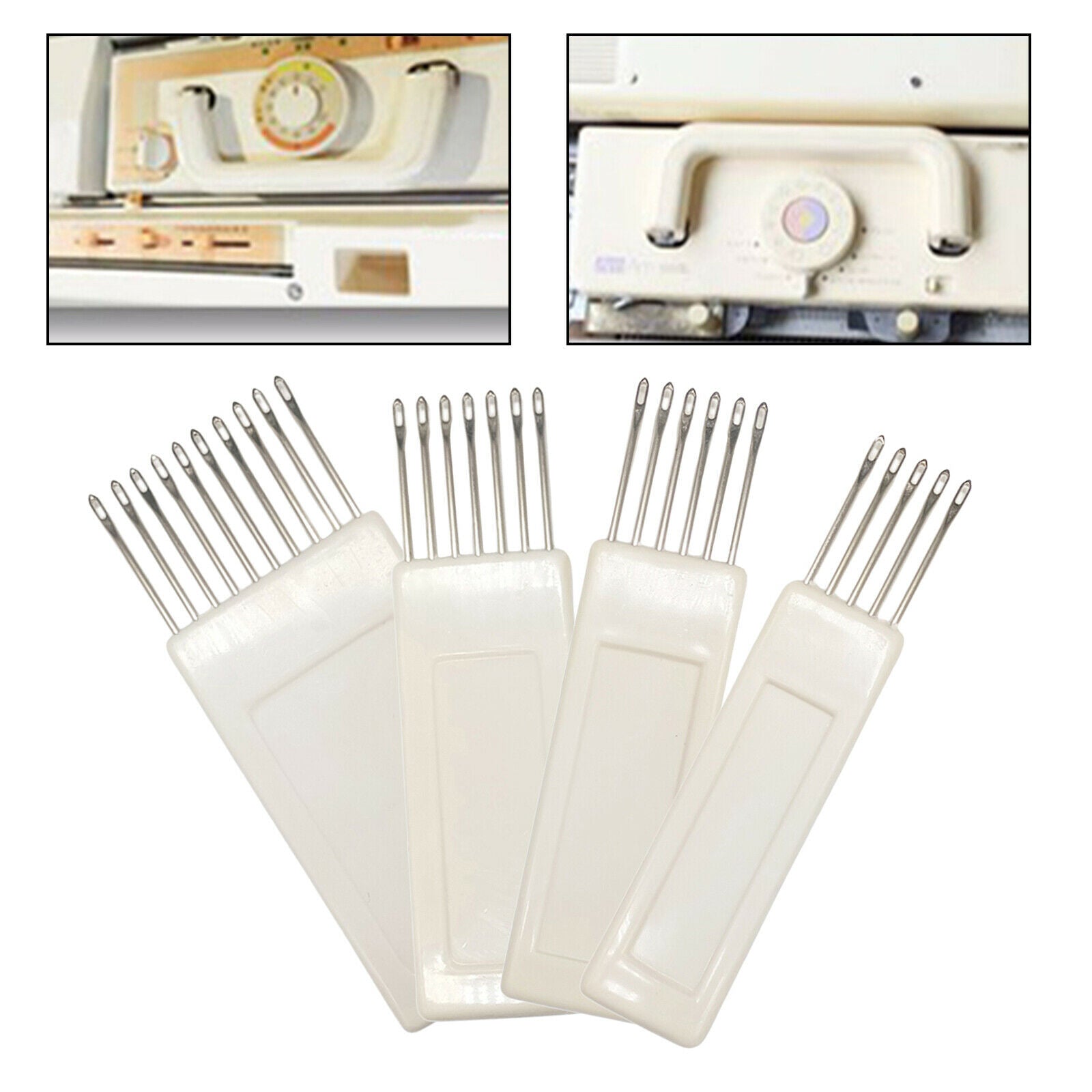 4Pieces Transfer Comb Knitting Wool Yarn Needles for Brother Sewing Tools