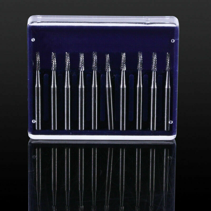 5 Boxes Dental Tungsten Steel Burs FG701 Fit Fit High Speed Handpiece AZDENT