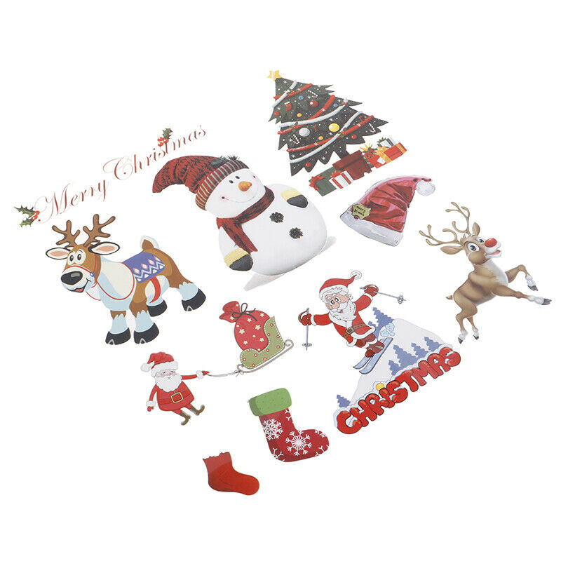 Christmas Stickers Iron On Applique Patches For Clothing Heat Transfer Pa.l8