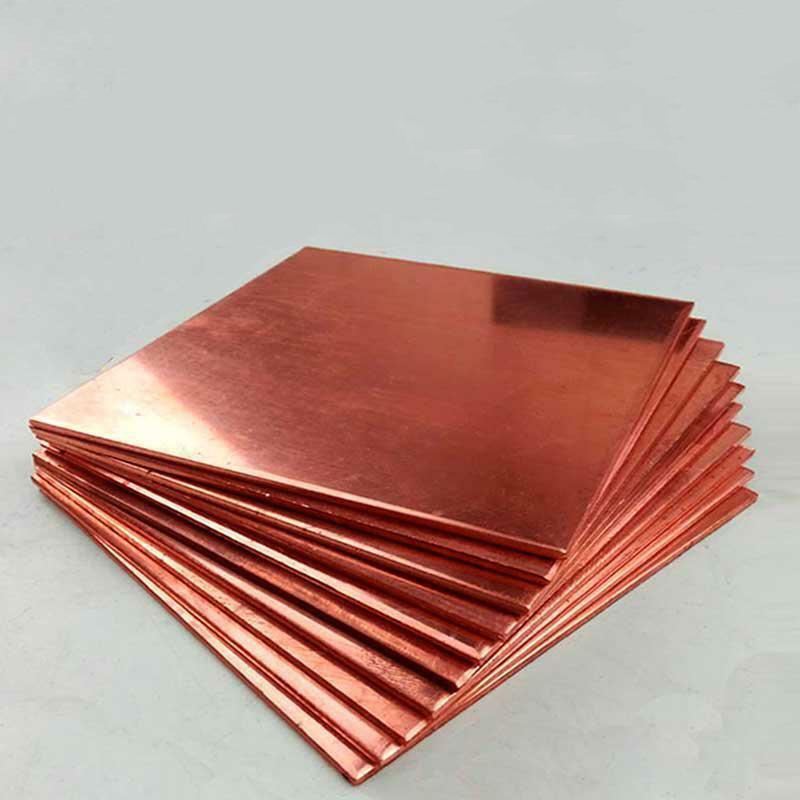 0.5 x 150 x 150mm 99.9% T2 Pure Copper Cu Metal Sheet Plate 1pcs