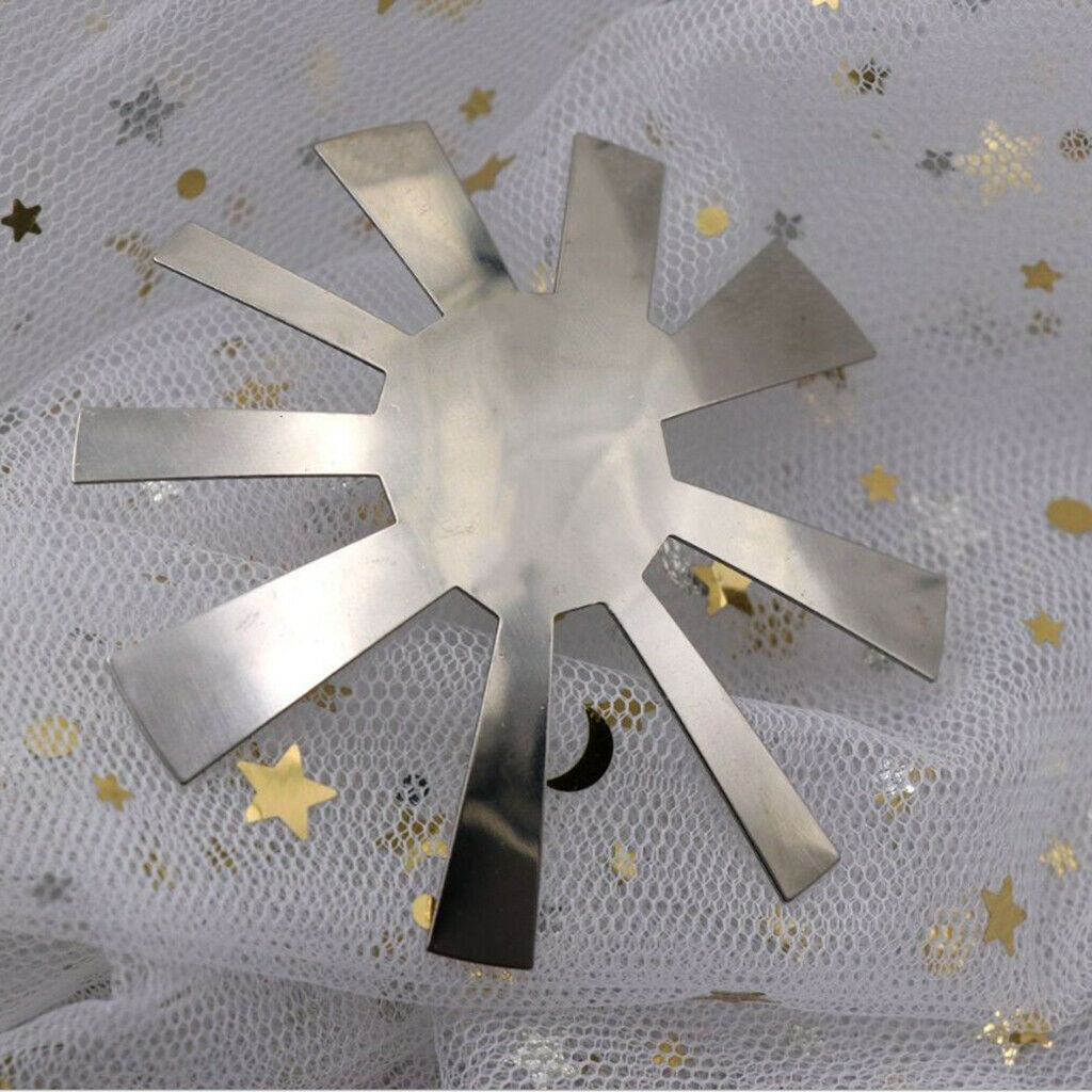 Multi-Sizes Easy French Tip Edge Stainless Steel Trimmer Stencil Nails Tools