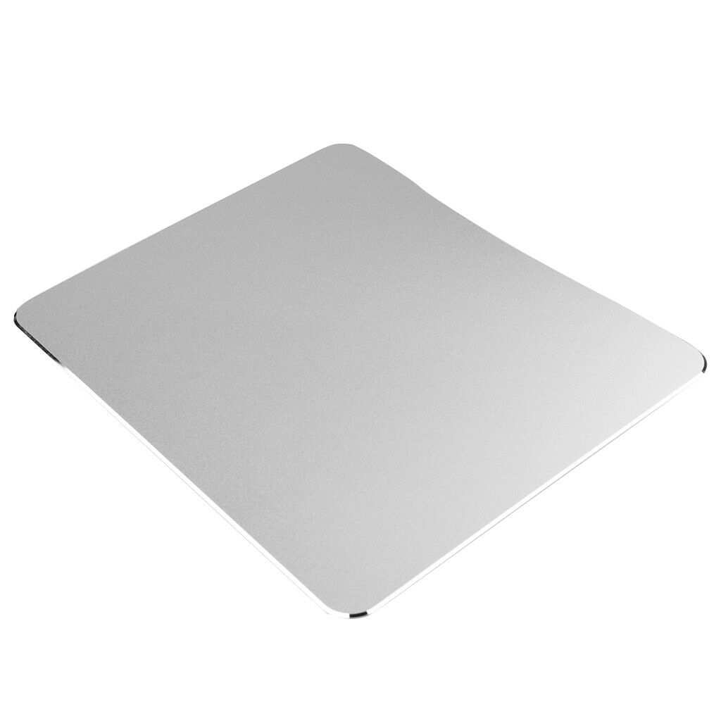Ultra Thin 2mm Waterproof Aluminium Gaming Mouse Pad Mat for Laptop Sliver
