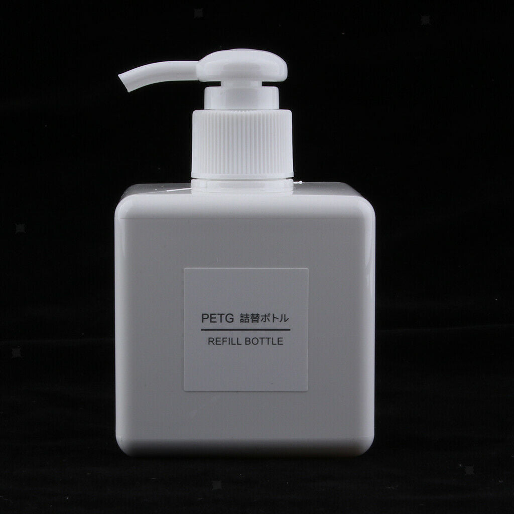 2pcs Foaming Soap Pump Dispenser Cosmetic Container Bottle 100ml 250ml White