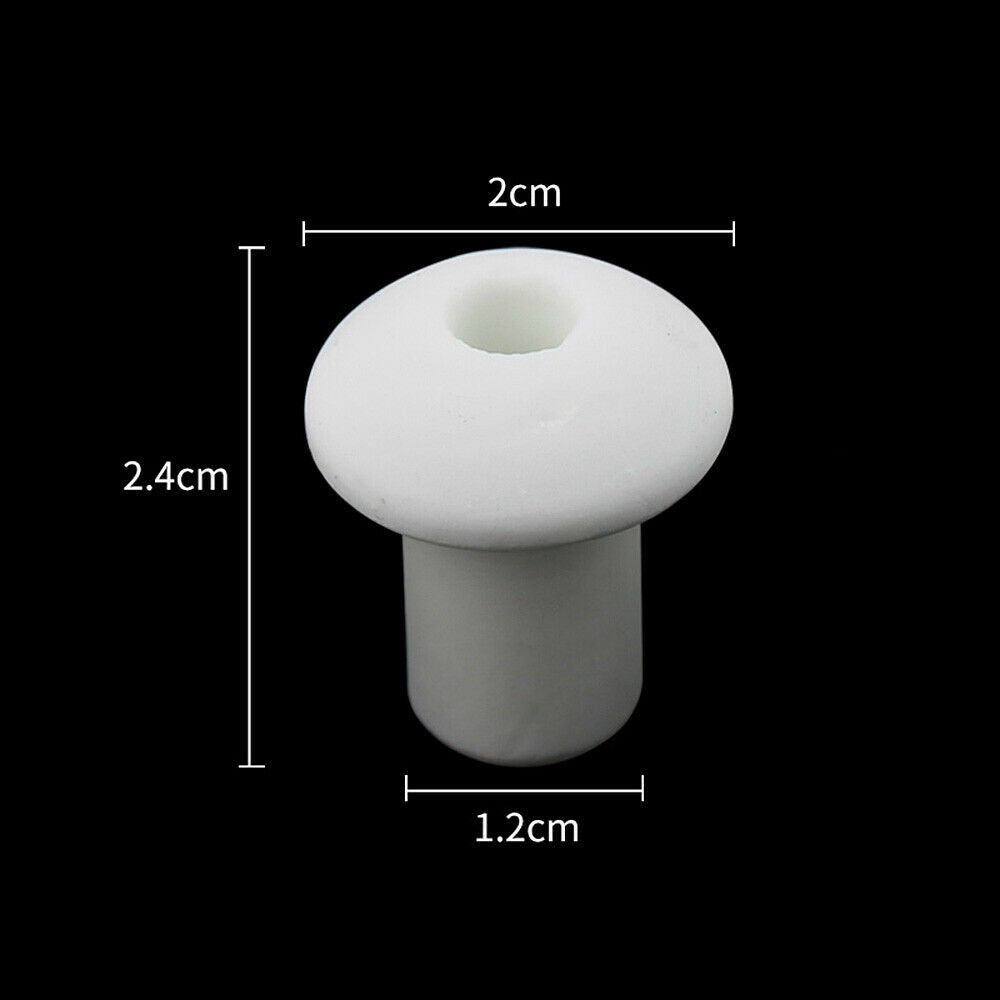 10Pcs Alcohol Lamp Wick Oil Candle Core Ceramic Replacement Torch Holder Tools