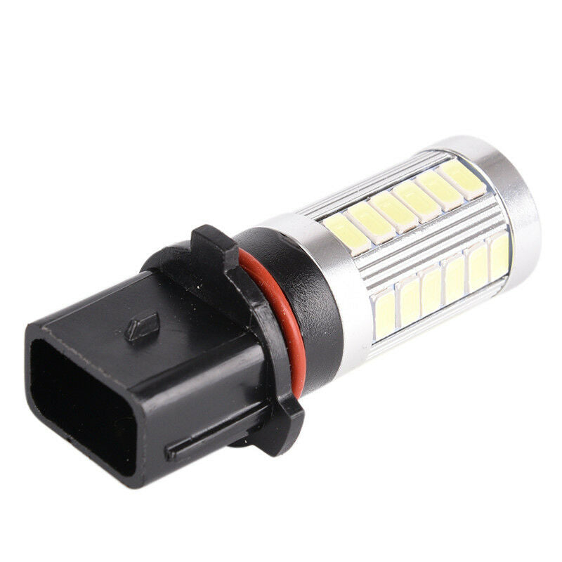 2X Xenon White High Power P13W LED Bulbs For Daytime Running Lights Fog Lam  SJ