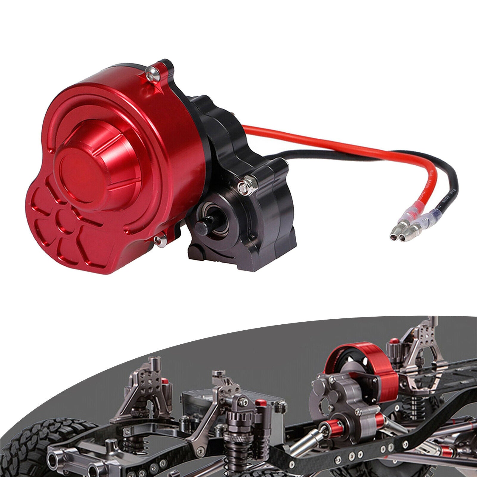 RC Car   Transmission Box with Gear RC Upgrade RC Car Parts