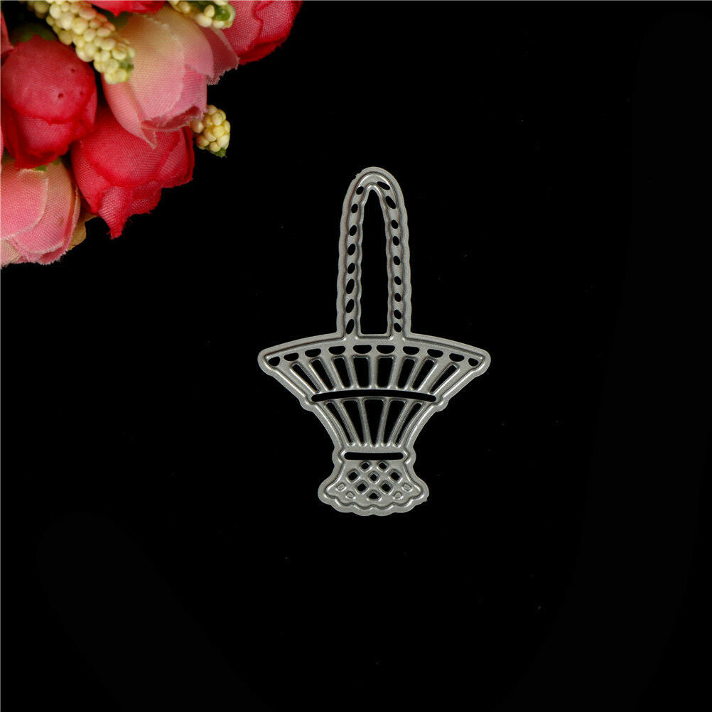 flower basket metal cutting dies stencil scrapbook album paper embossing .l8