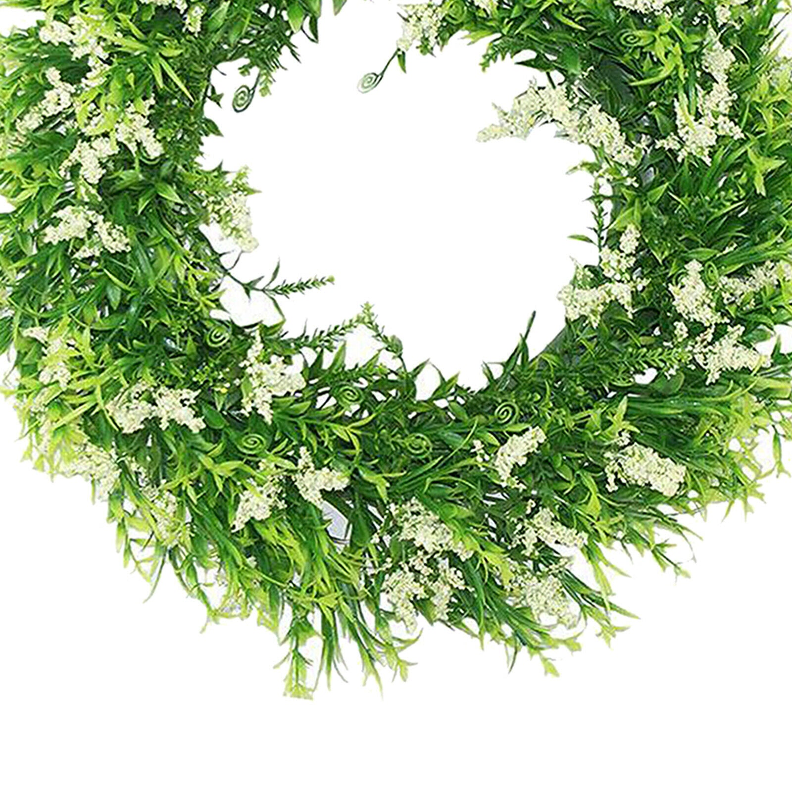 16.5" Lavender Wreath Artificial Green Flower Wreath Christmas Decoration