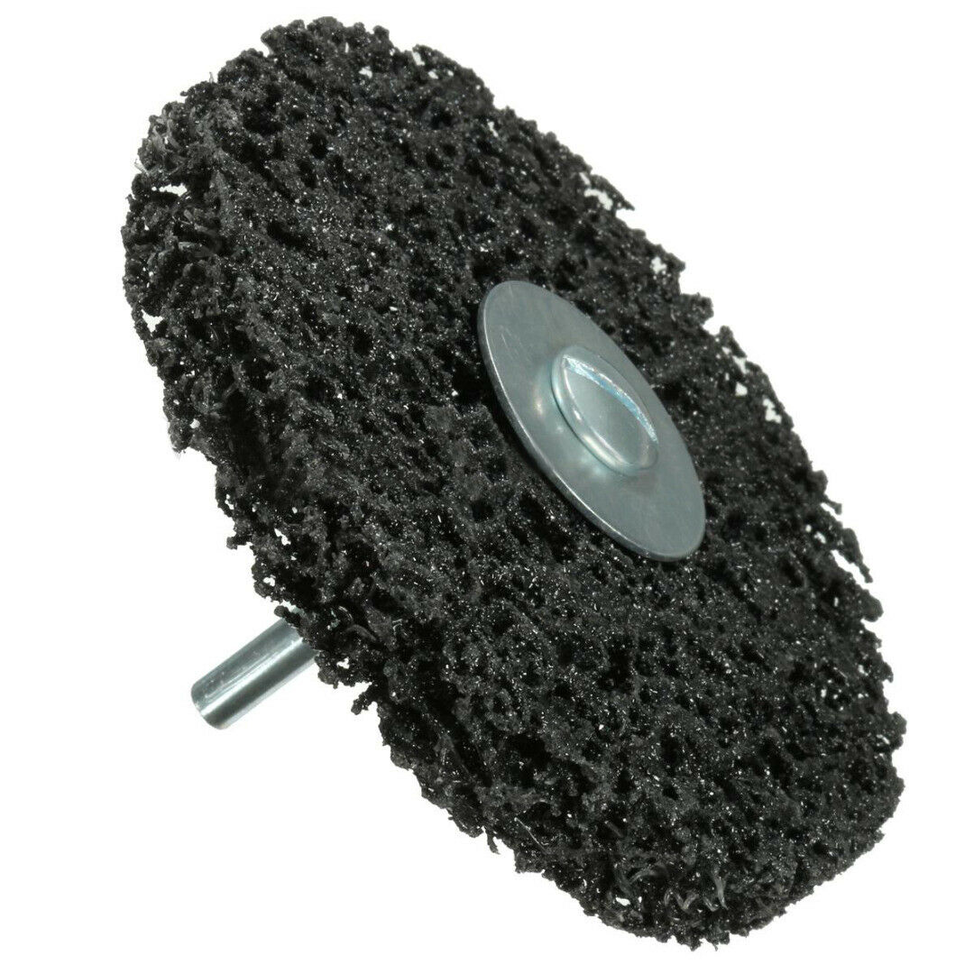 4'' Poly Strip Wheel Rust Paint Clean Angle Grinder Disc with 6mm Shank