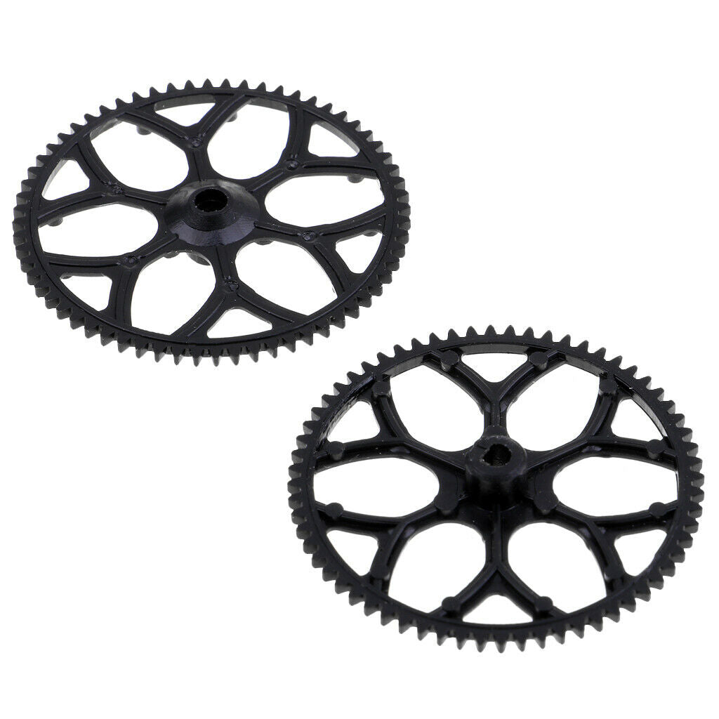 2pcs Plastic Main Gears Spare Parts for WLtoys V977 V988 V966 XK K110 RC Heli