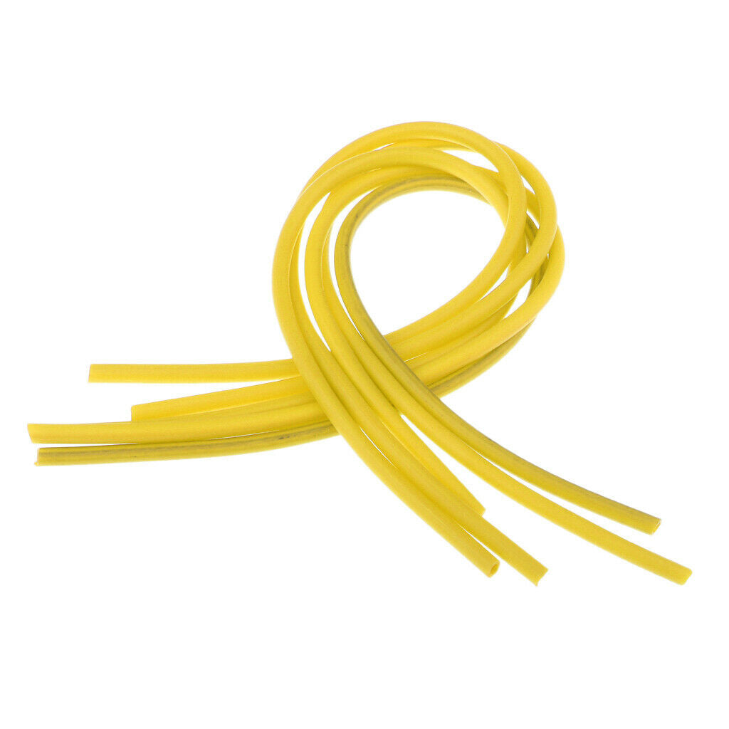 Carp Fishing Anti- Sleeves Rubber Carp Rigs Tube Hook Connector Yellow