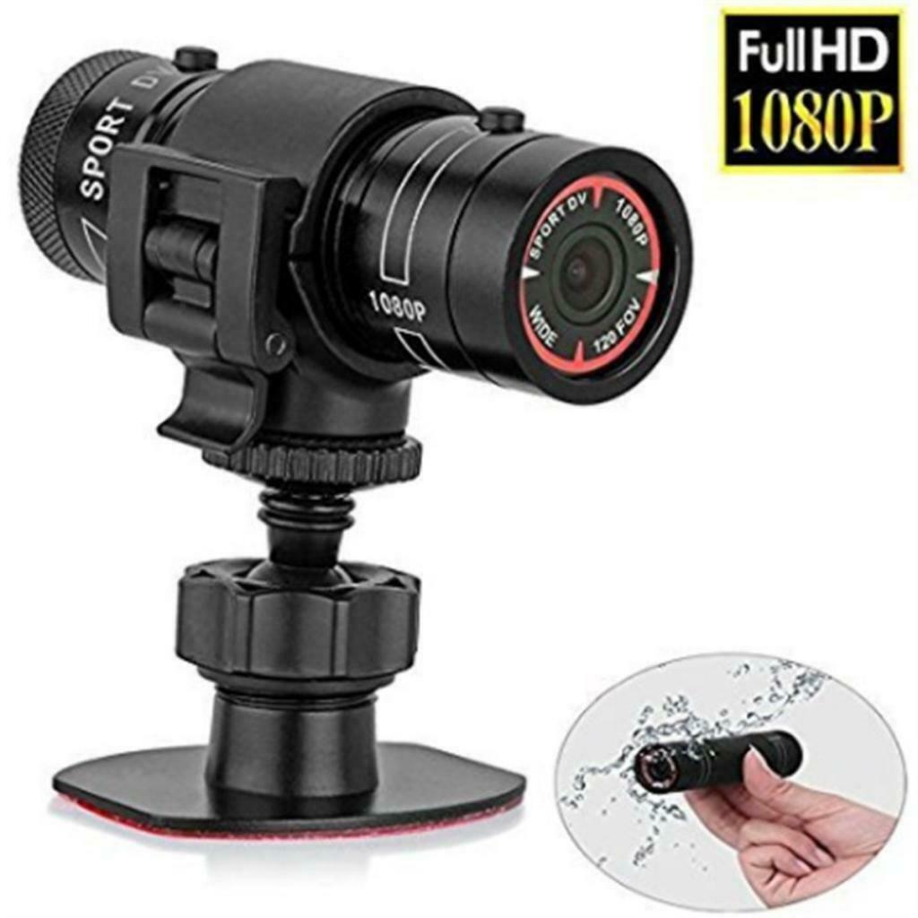 F9 Full Waterproof Sports Camera Recorder Bike Helmet Outdoor Cycling Black