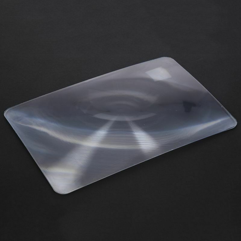 Magnifier Fresnel Lens Page 3x Magnifying Sheet 180x120x0.5mm L2N6
