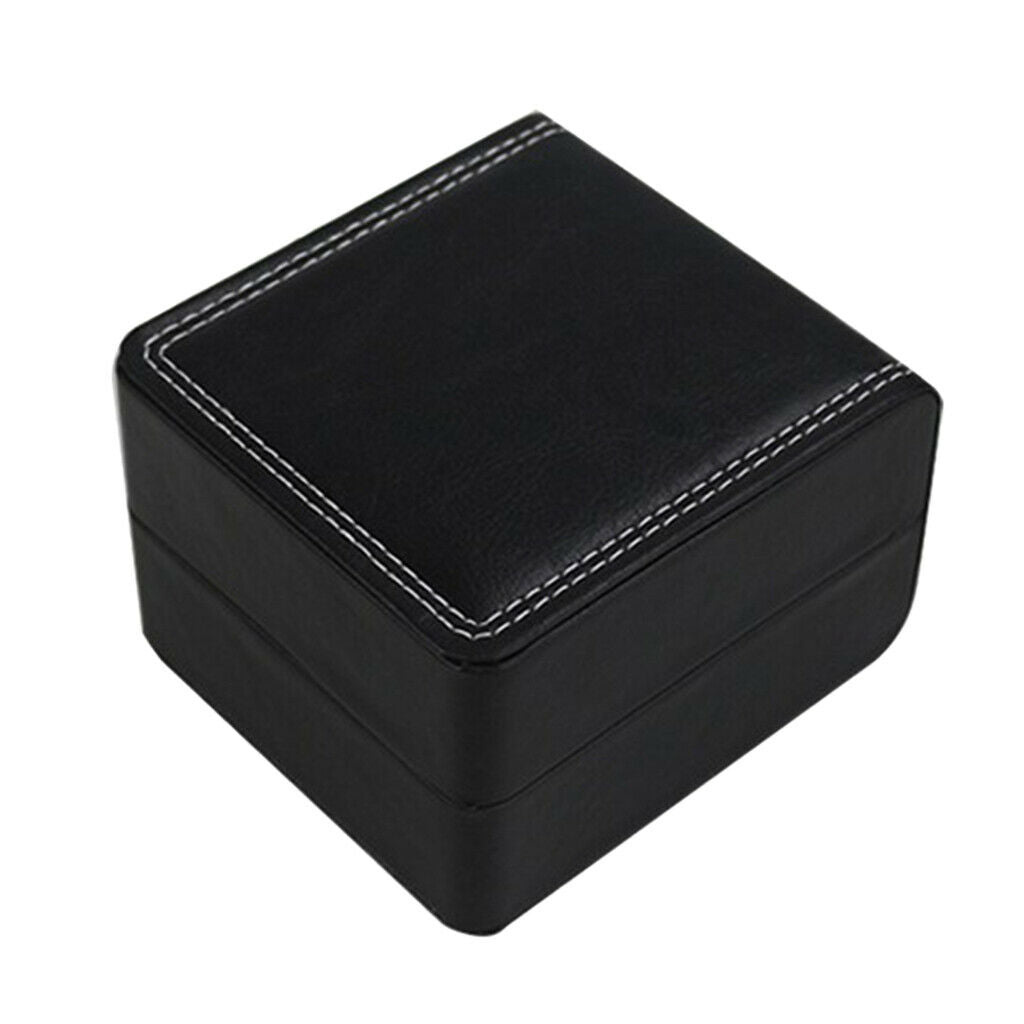 Watch Box Holder Organizer, Single Grid PU Storage Box Jewelry Bracelet Storage
