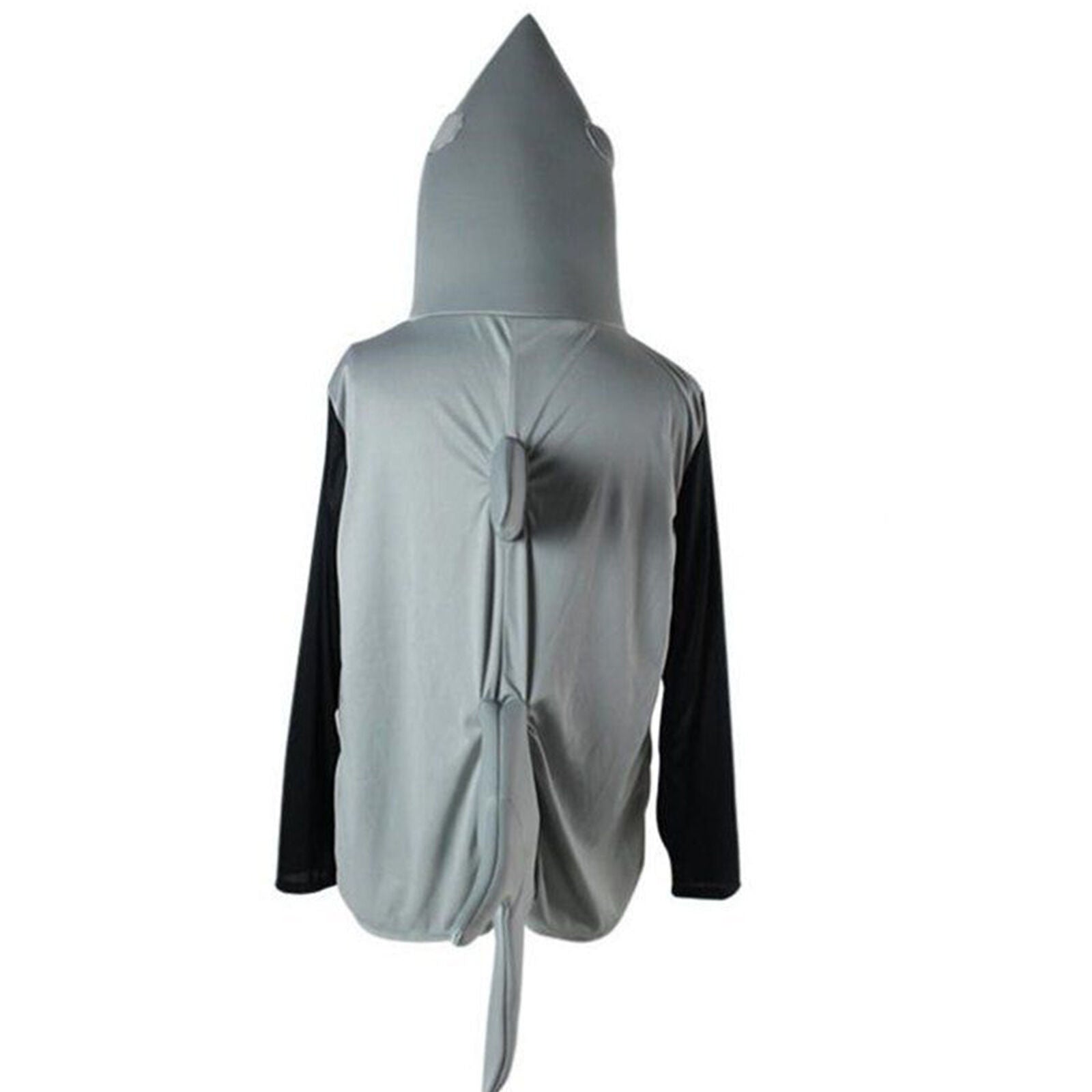 Jaws Shark Attack Costume Animal Unisex Jaw Fish Dress Clothes Halloween Prop x1