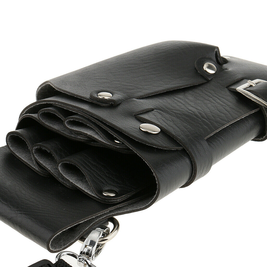 Soft Anti-wear Barber Scissors Shears Combs Bag Holder Organizer Black