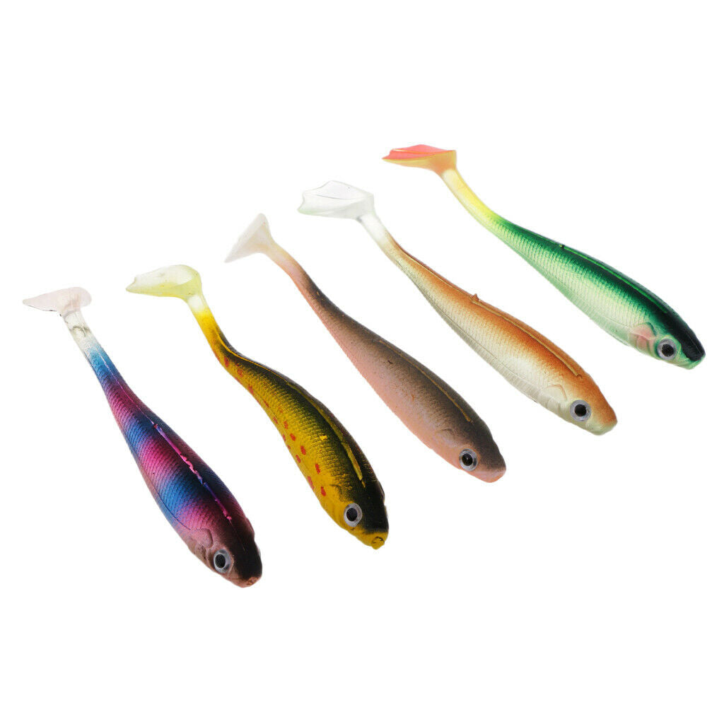 5pcs, Soft Fishing Lure Fishing Baits   Bait Simulation   Swimbait