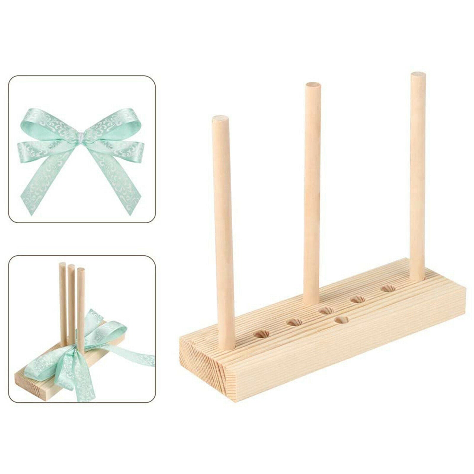 Wooden Ribbon Bow Maker Making Tool Gift Wrapping Christmas New Present
