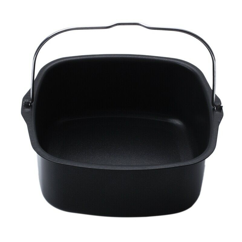 Air Fryer Electric Fryer Accessory Non-Stick Baking Dish Roasting Tin Tray ForB9