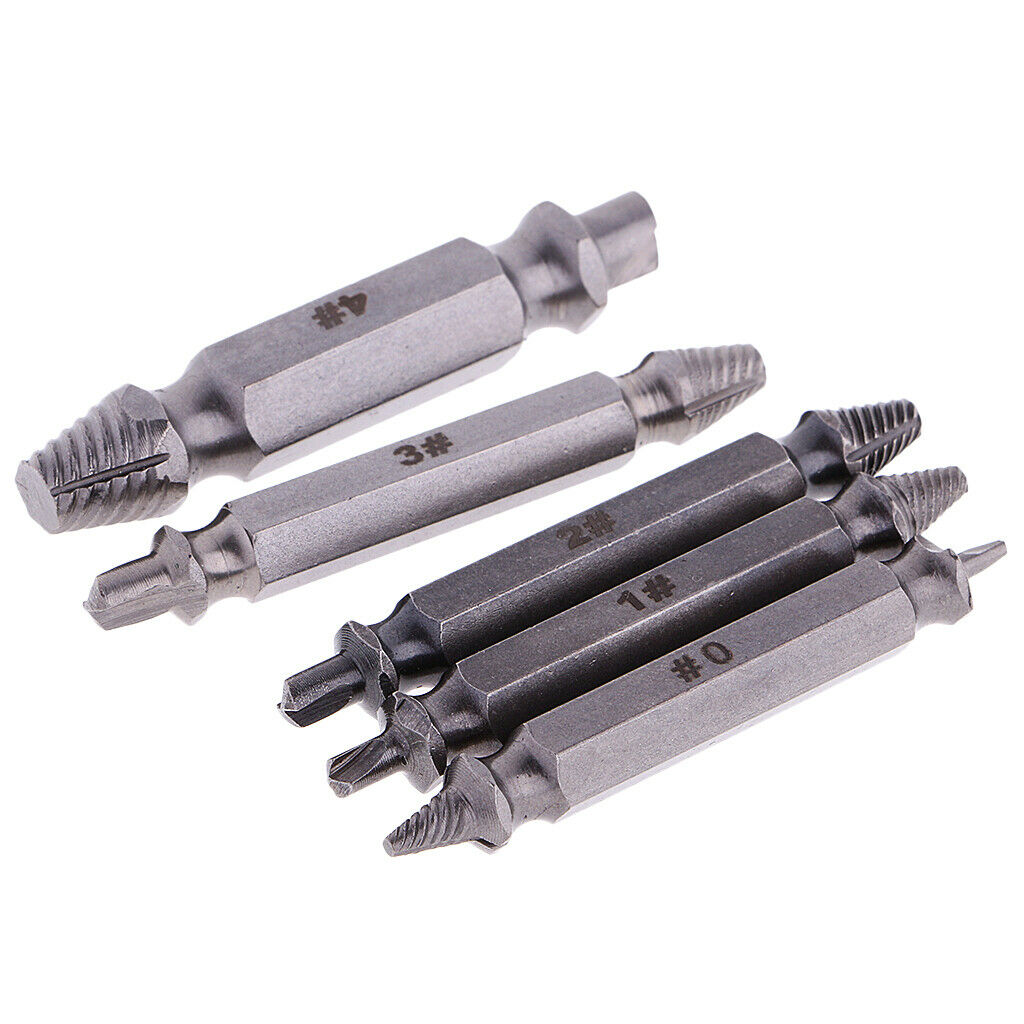 Remover 5PCS  Set Damaged Screw Extractor  Bits Guide Drill
