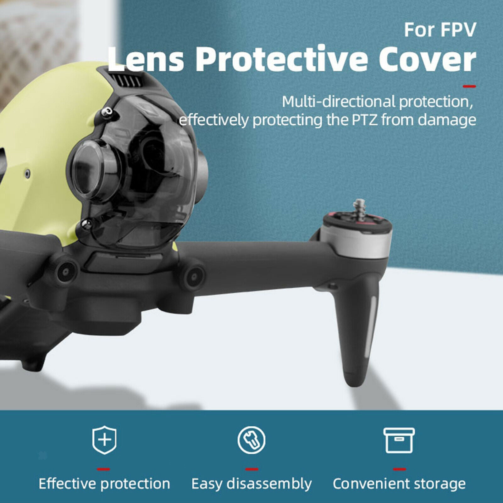 Lens Protective Cover Anti-Scratch Against Impacts for DJI Drone Replacement