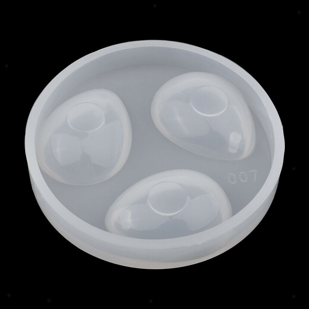 Silicone Diy Water Drop Domed Cabochon Pendant Shape Ornament Shape With