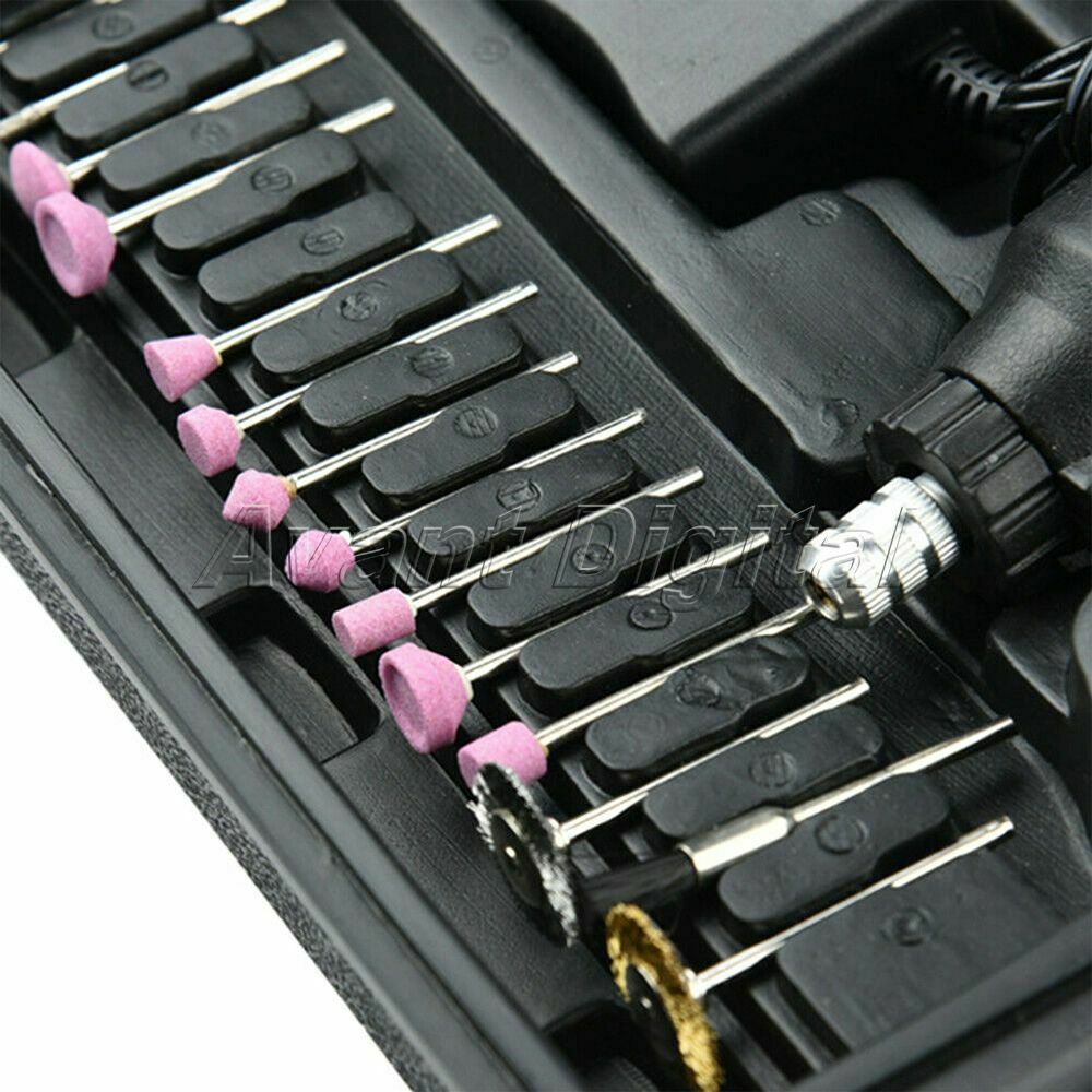 60 pcs Mini Electric Drill Grinder Polishing Drilling Cutting Rotary Tool Kit