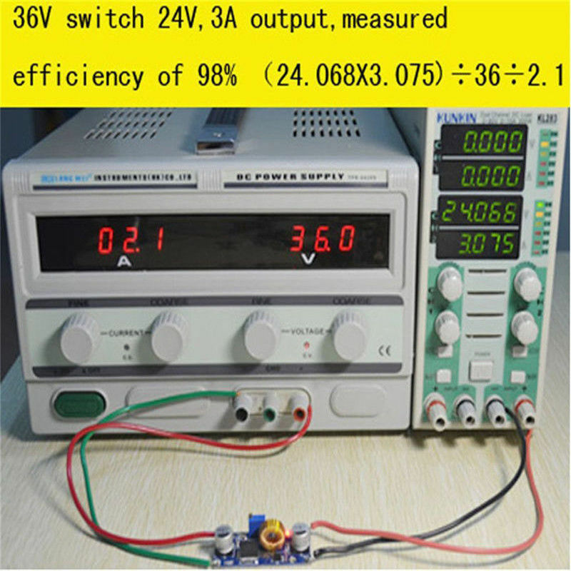 DC-DC Buck Step-down 4-38V to 3.3V 6V 9V 12V 24V 5A Converter Voltage Regulator