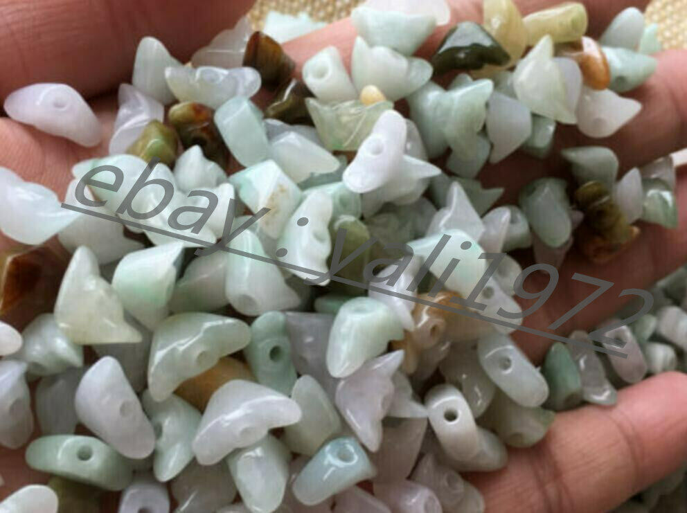 Wholesale 30PCS 12mm Natural A Jade Jadeite Jewelry DIY Beads å…ƒå®