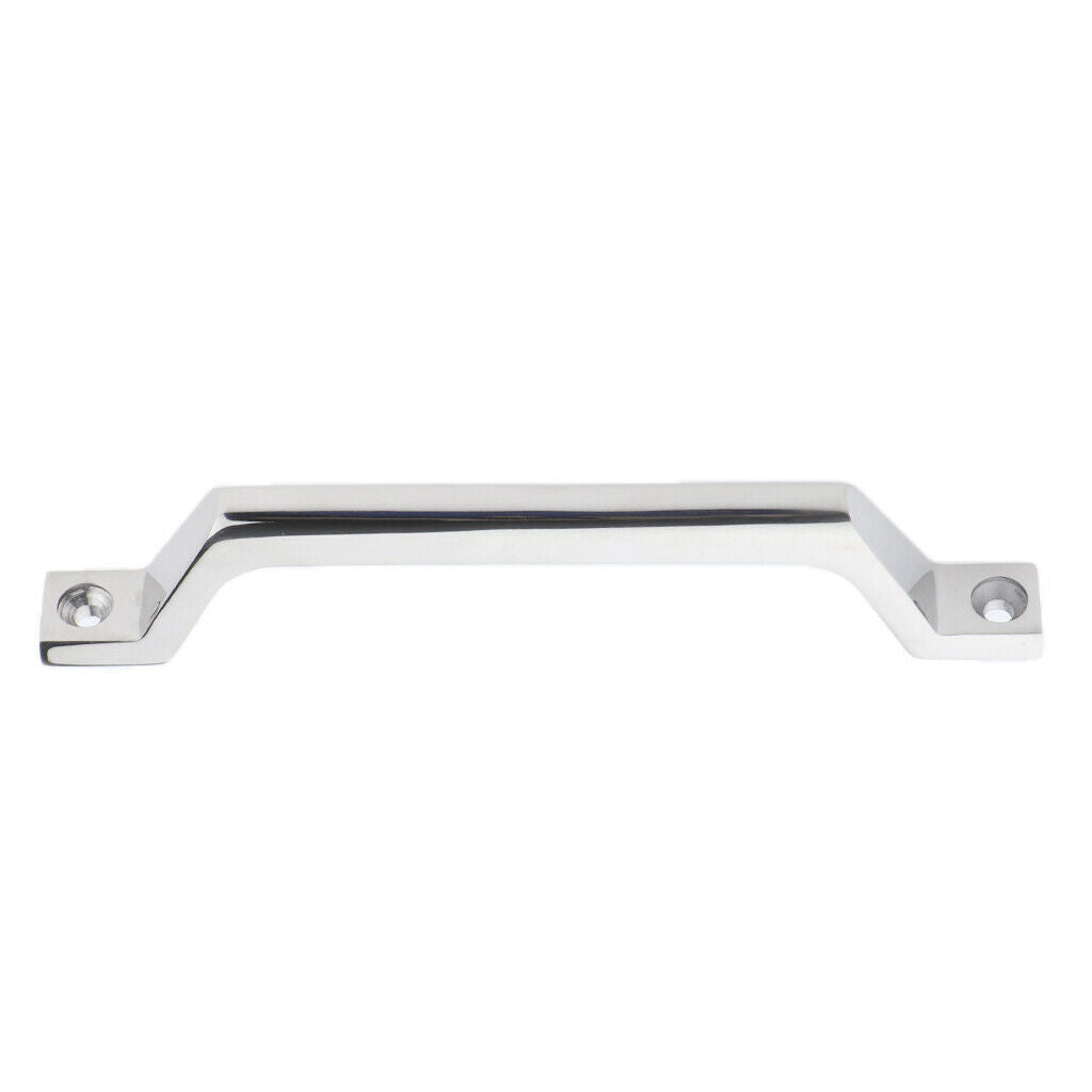 Marine Stainless Steel Boat Door Hatch Grab Handle Handrail Square Base