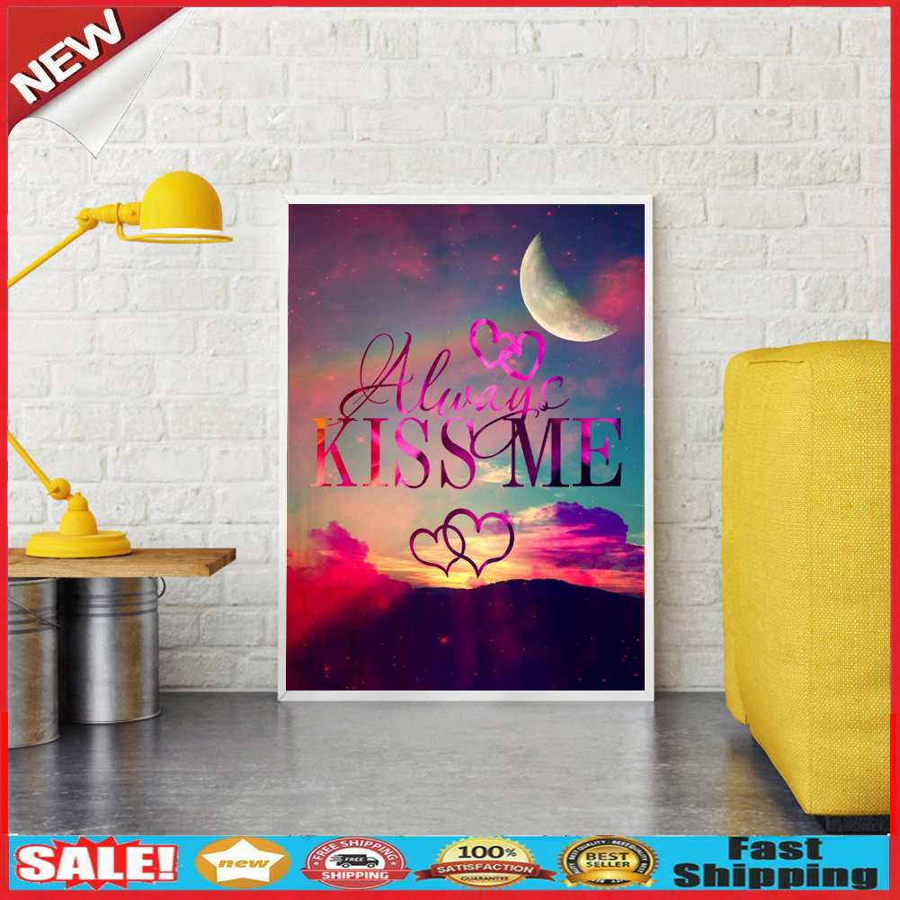 Kiss Me 5D Diamond Painting DIY Full Round Drill Embroidery Mosaic Kits @