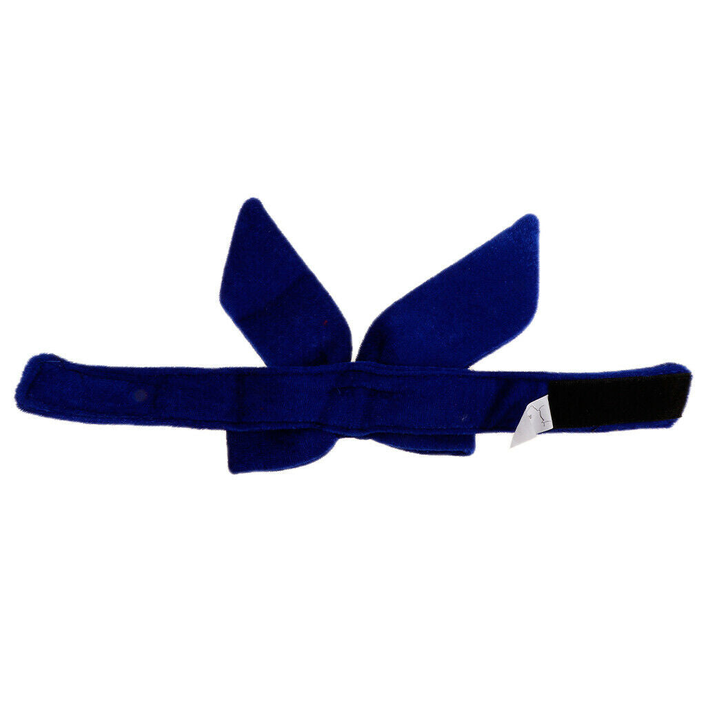 Dog Cat Big Bow Tie Adjustable Bowtie Necktie Collar Puppy Accessory Blue S