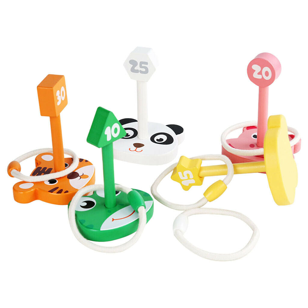 5 Pegs & 5 Rings Playset for Kids for Developing KIds Ability