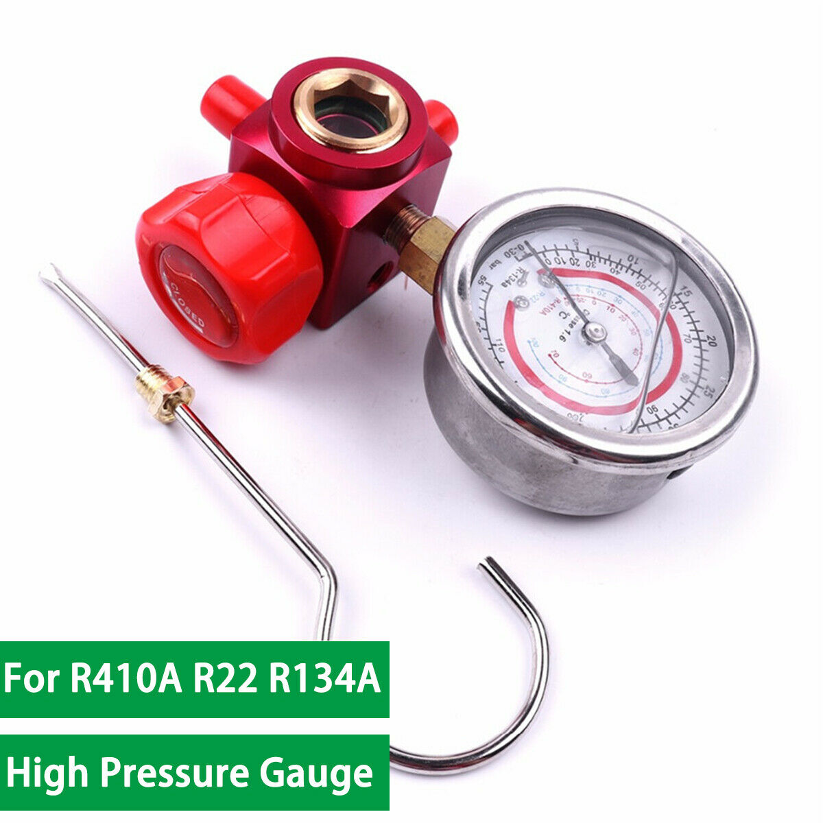 R410A R22 /R134A Car Air Conditioning Refrigerant High Pressure Gauge Diagnostic