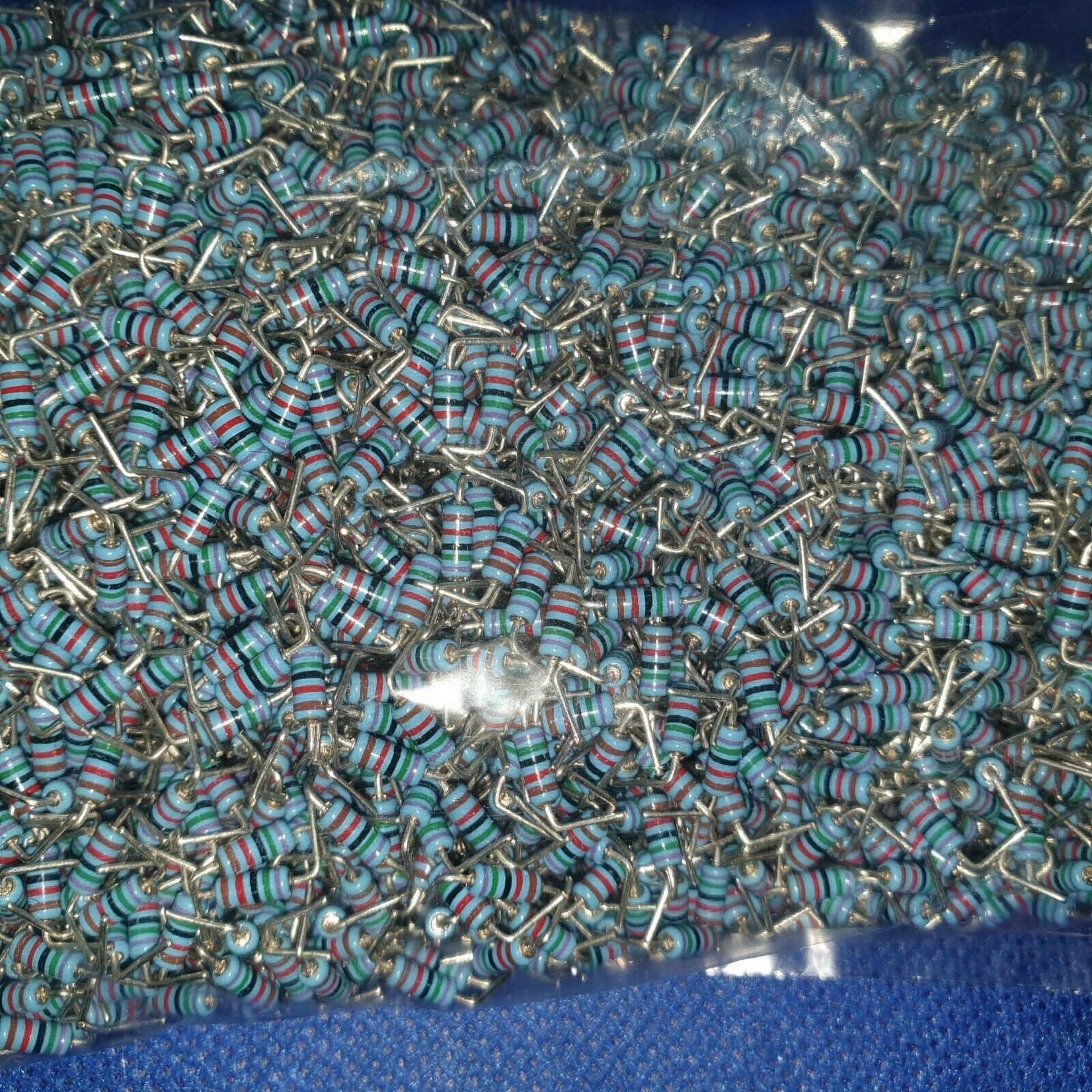579pcs NOS GERMANY ERL-0811 75K 1% 0.6W METAL BULK RESISTORS FOR AUDIO!
