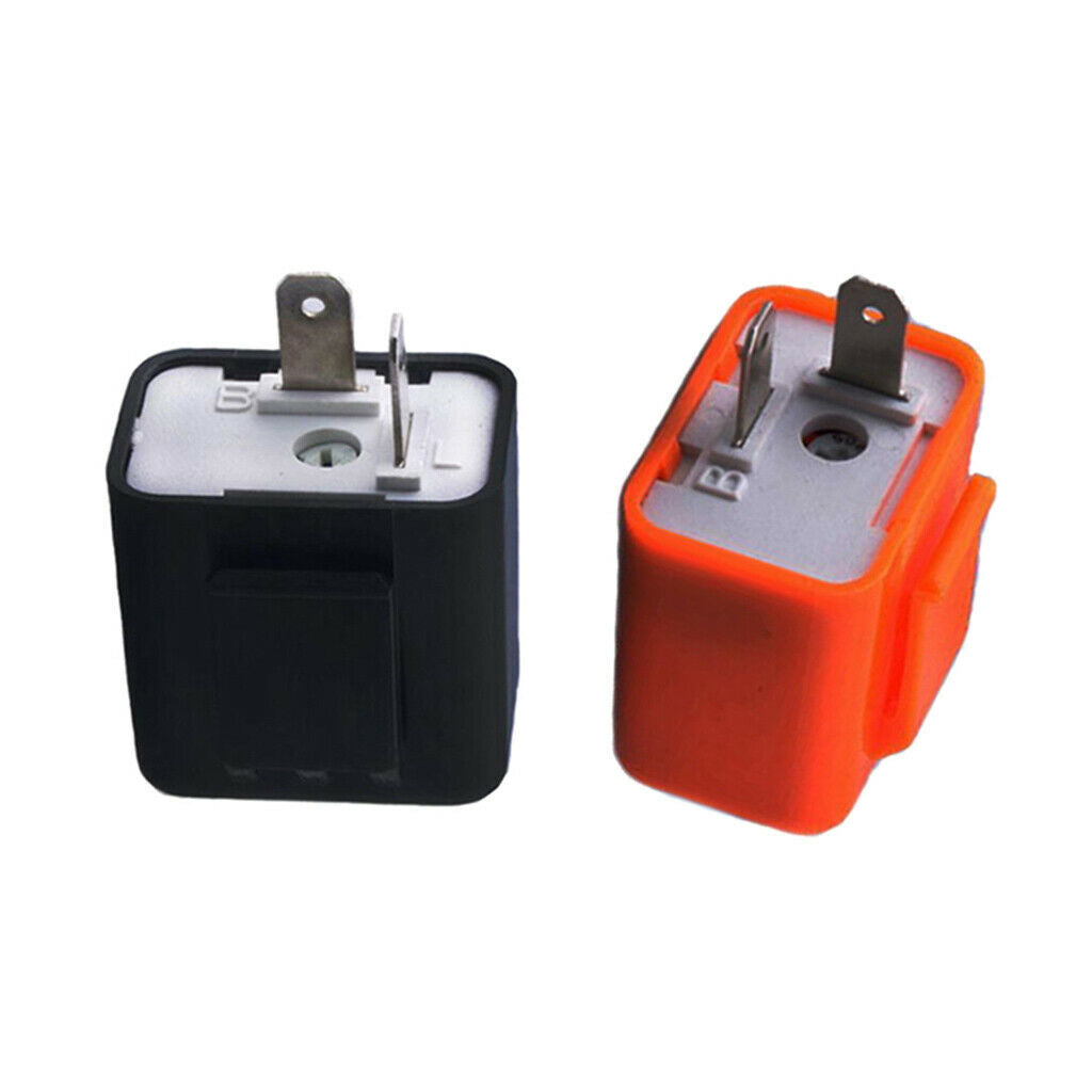 12V 2Pin Adjustable Frequency LED Flasher Relay Blinker Indicator Motorbike