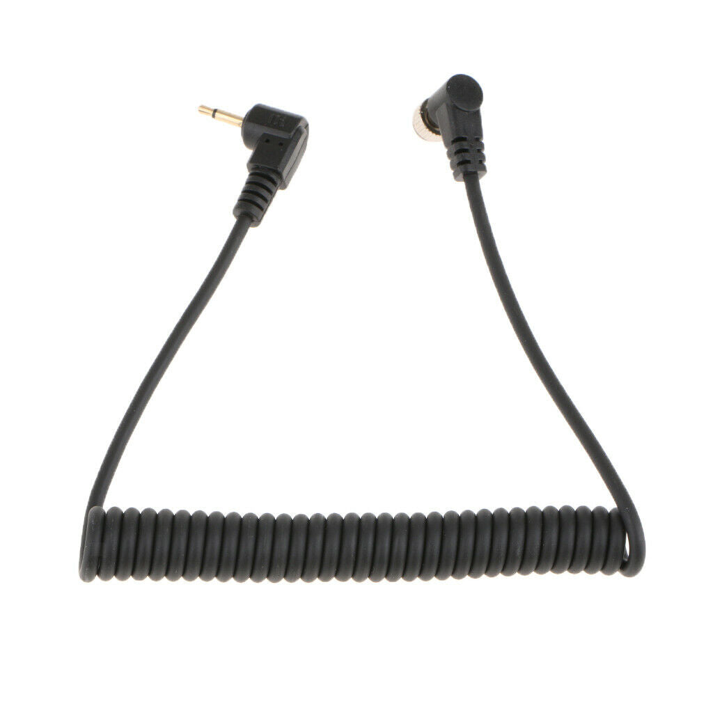 2.5mm Cord Camera PC Sync   Lock Cable Screw To Male Flash Plug