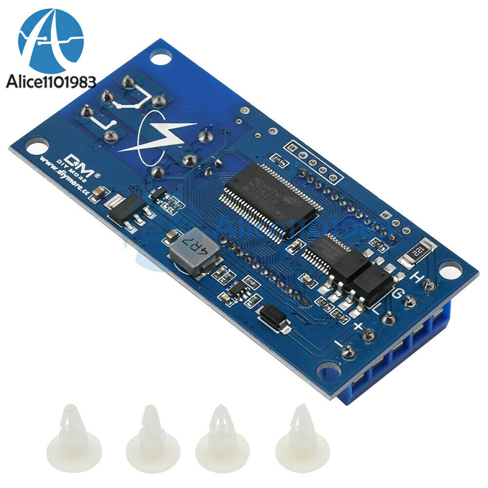 DC 5V-30V LCD Display Delay Relay Module With MICRO USB Interface