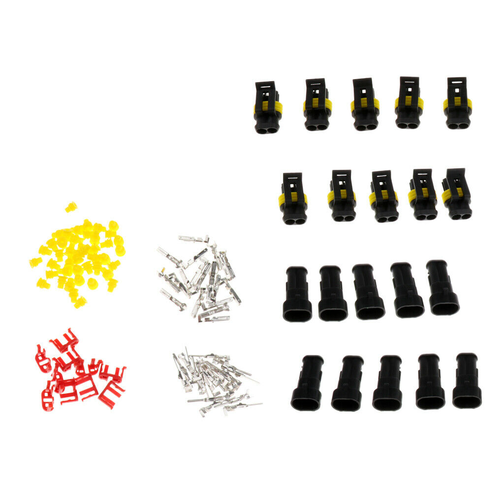 10 Sets Waterproof Automotive Plug / Socket,  Way Car