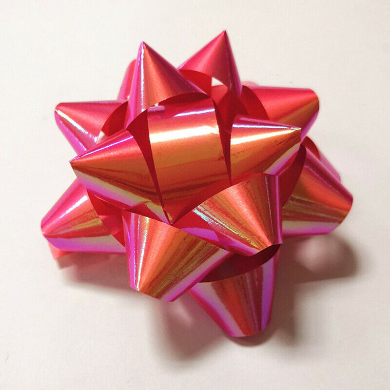 20PCS 2-inch Star Lace Ribbon Christmas Gift Wrapping Gift Box Decorat JD