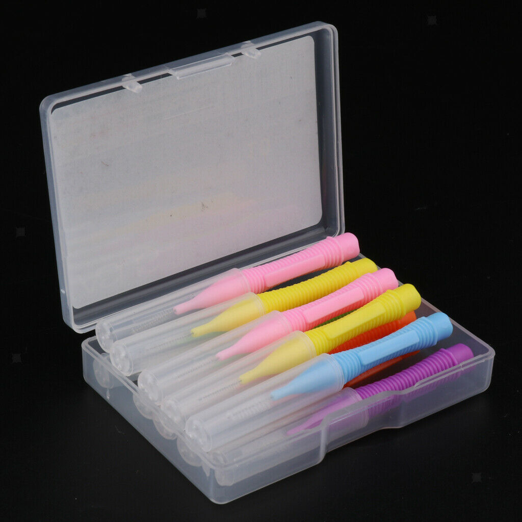 Pack of 10 Interdental Brush Oral Care Cleaner Floss Plaque Removal Tools,For