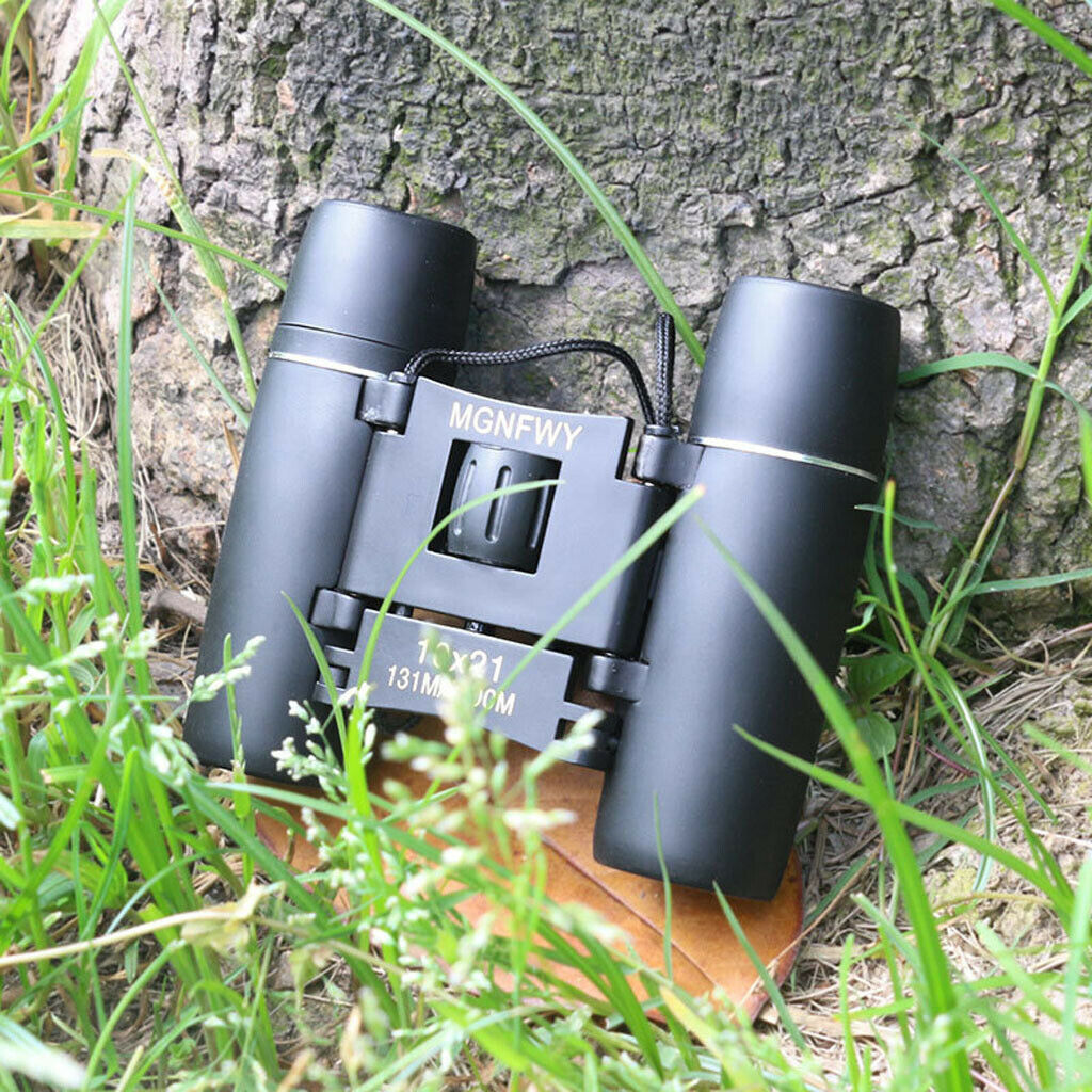 Travel Foldable BaK7 Binoculars 10x21  Telescope - Pocket Size