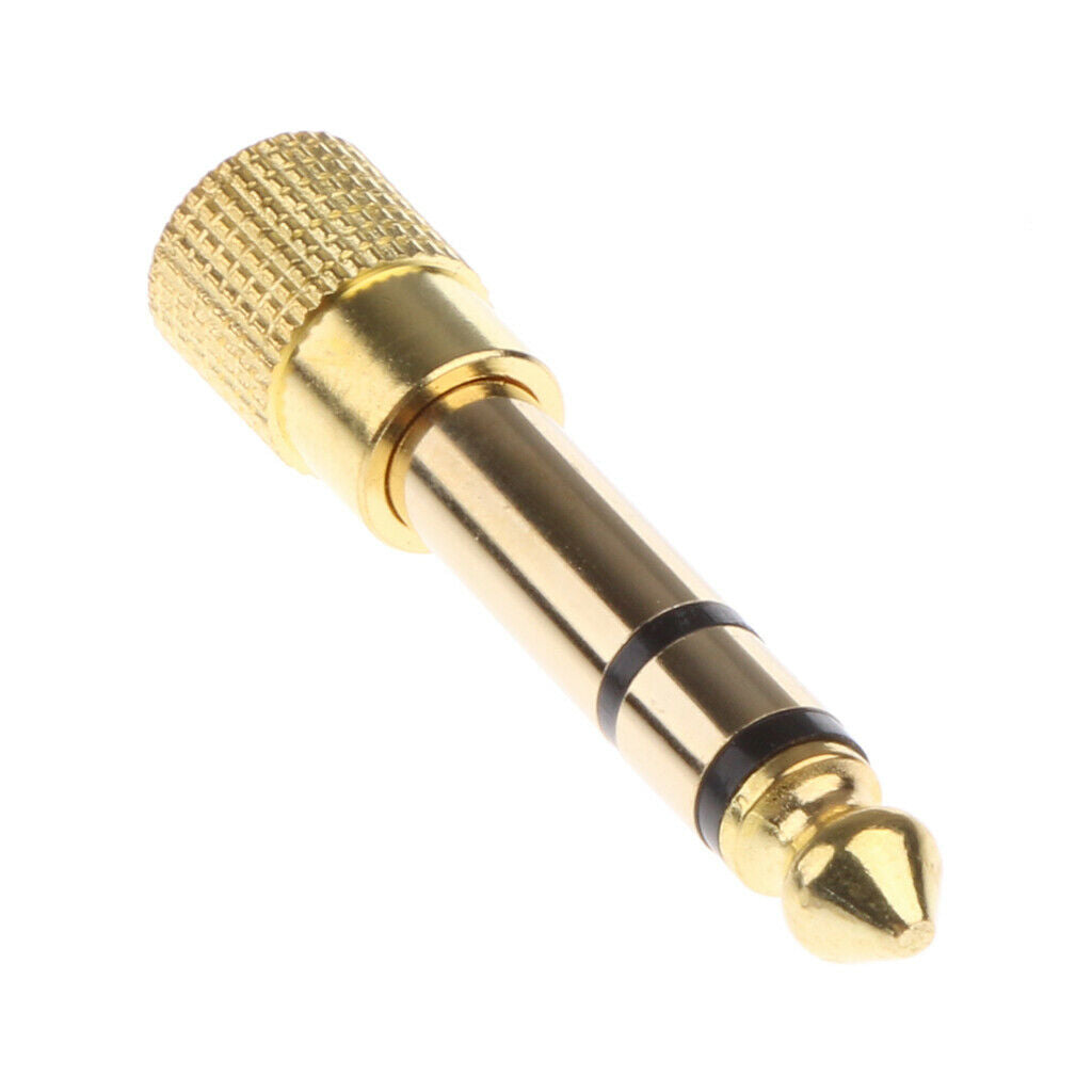6.35mm Male to 3.5mm Female Stereo Adapters for AV MP3 Players Smartphones