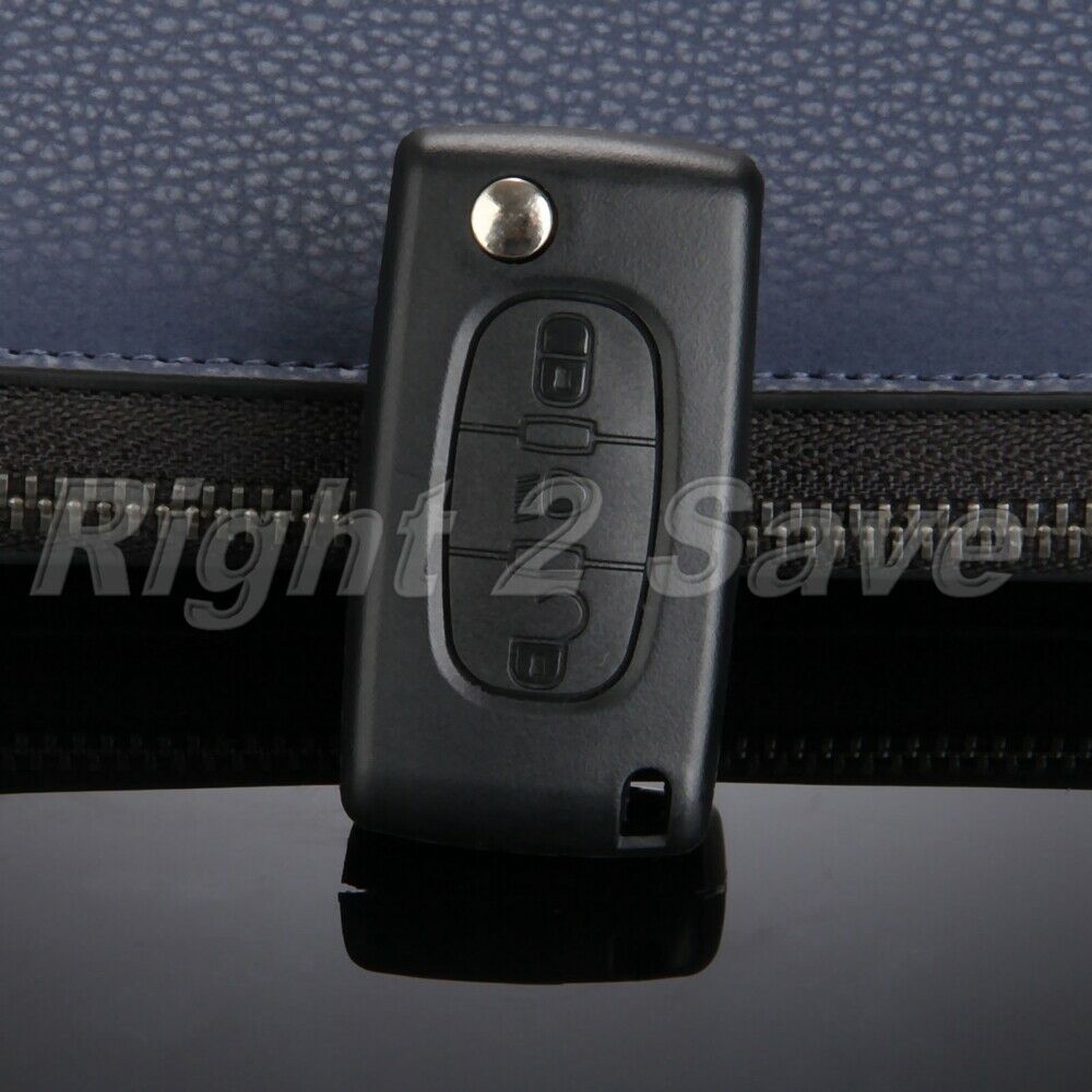 Remote Key Case 3 buttons Key Blade Uncut Compatible with Citreon C2 C3 C4 C5 C6