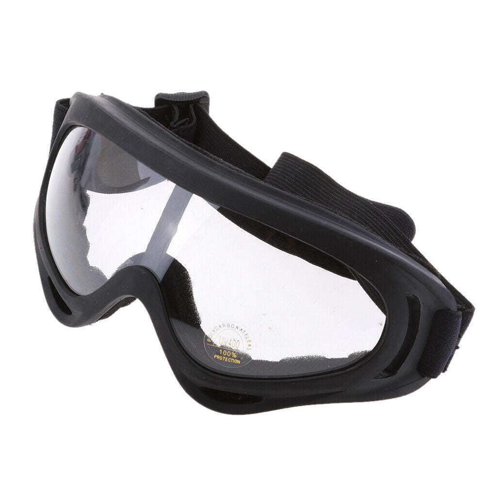 Sports Racing Goggles Eyewear with Clear Lens for Motorcycle ATV Dirt Bike