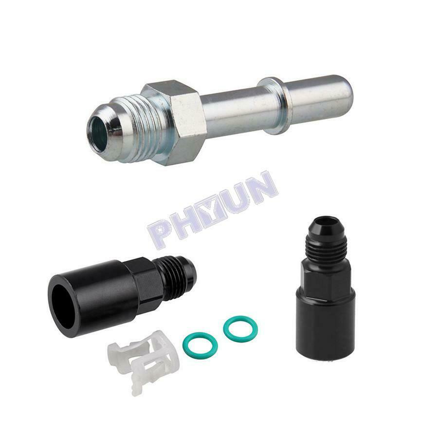3x 6AN Fuel Rail Line Fitting Adaptor Kit For LS1 Corvette LQ4/LQ9 Truck Rails