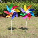 Kids Colorful Wind Spinner Pinwheels Windmill Garden Yard Patio Lawn Decoration