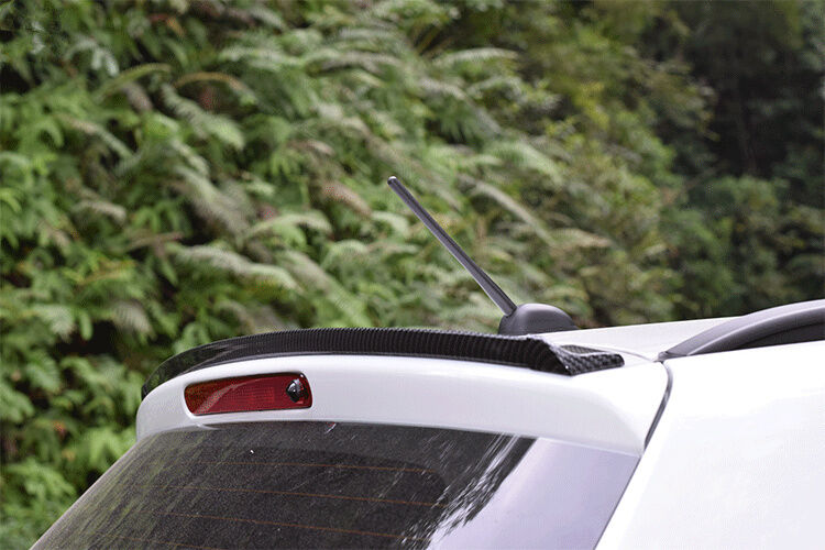 Universal Carbon Fiber Look Auto Car Rear Roof Trunk Spoiler Wing Lip 4.9ft/1.5M