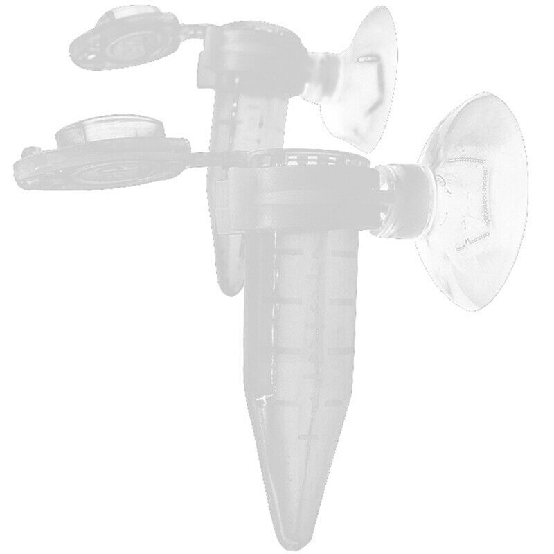 2PCS Automatic Fish Feeder Tapered Aquarium Worm Feeder Funnel With Sucti.l8