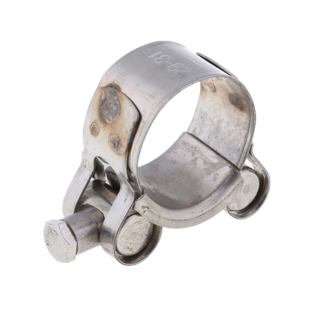 Stainless Steel Exhaust Band Clamp for Exhaust Pipe 29-31mm & 26-28mm